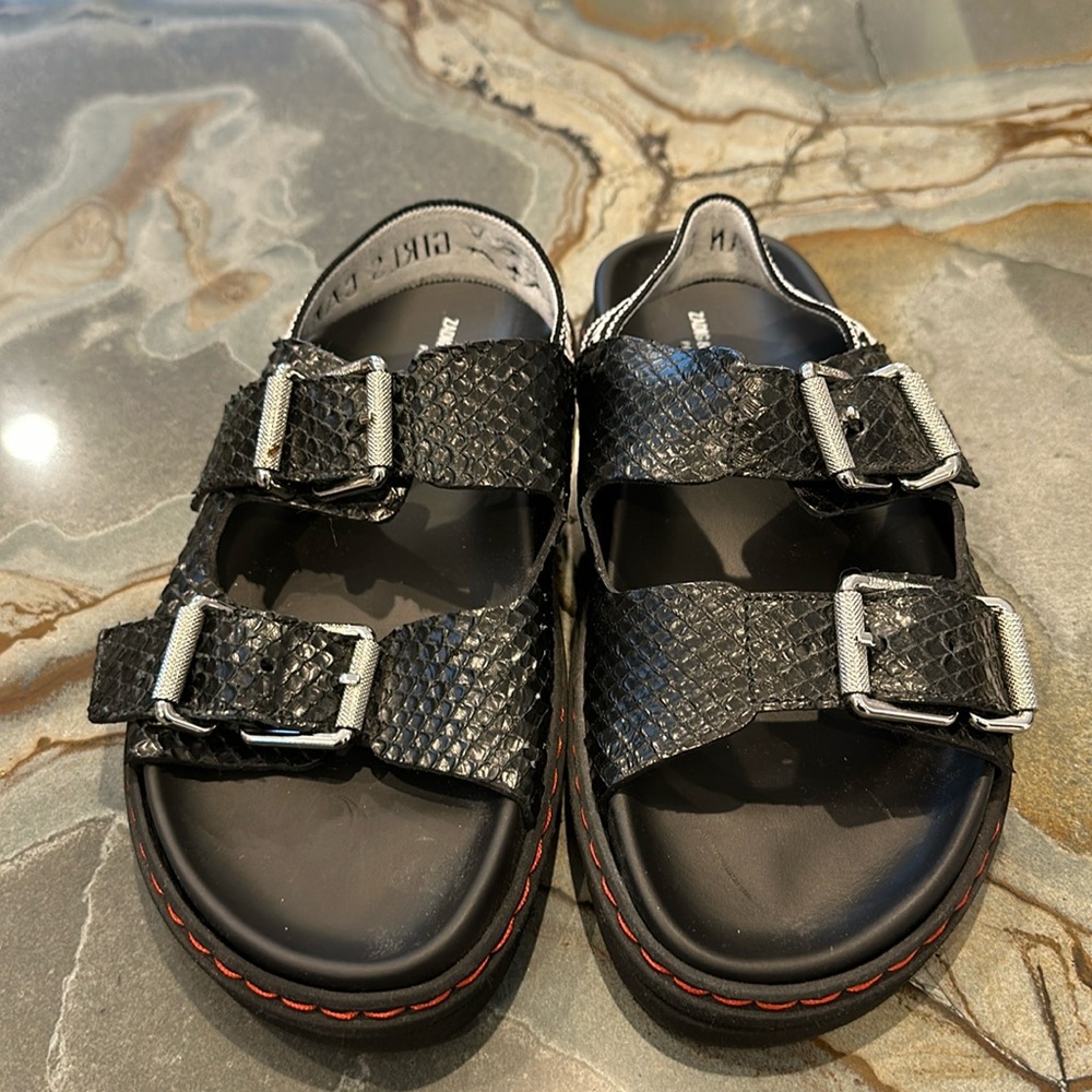 ZADIG & VOLTAIRE GIRLS CAN DO ANYTHING SANDALS - Picture 2 of 4